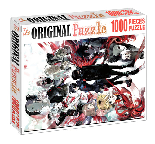 Tokyo Ghoul is Wooden 1000 Piece Jigsaw Puzzle Toy For Adults and Kids