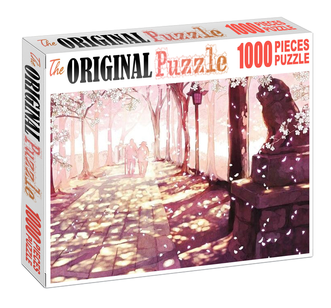 Old Walk Wooden 1000 Piece Jigsaw Puzzle Toy For Adults and Kids