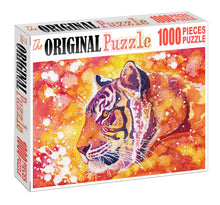 Floracent Tiger is Wooden 1000 Piece Jigsaw Puzzle Toy For Adults and Kids