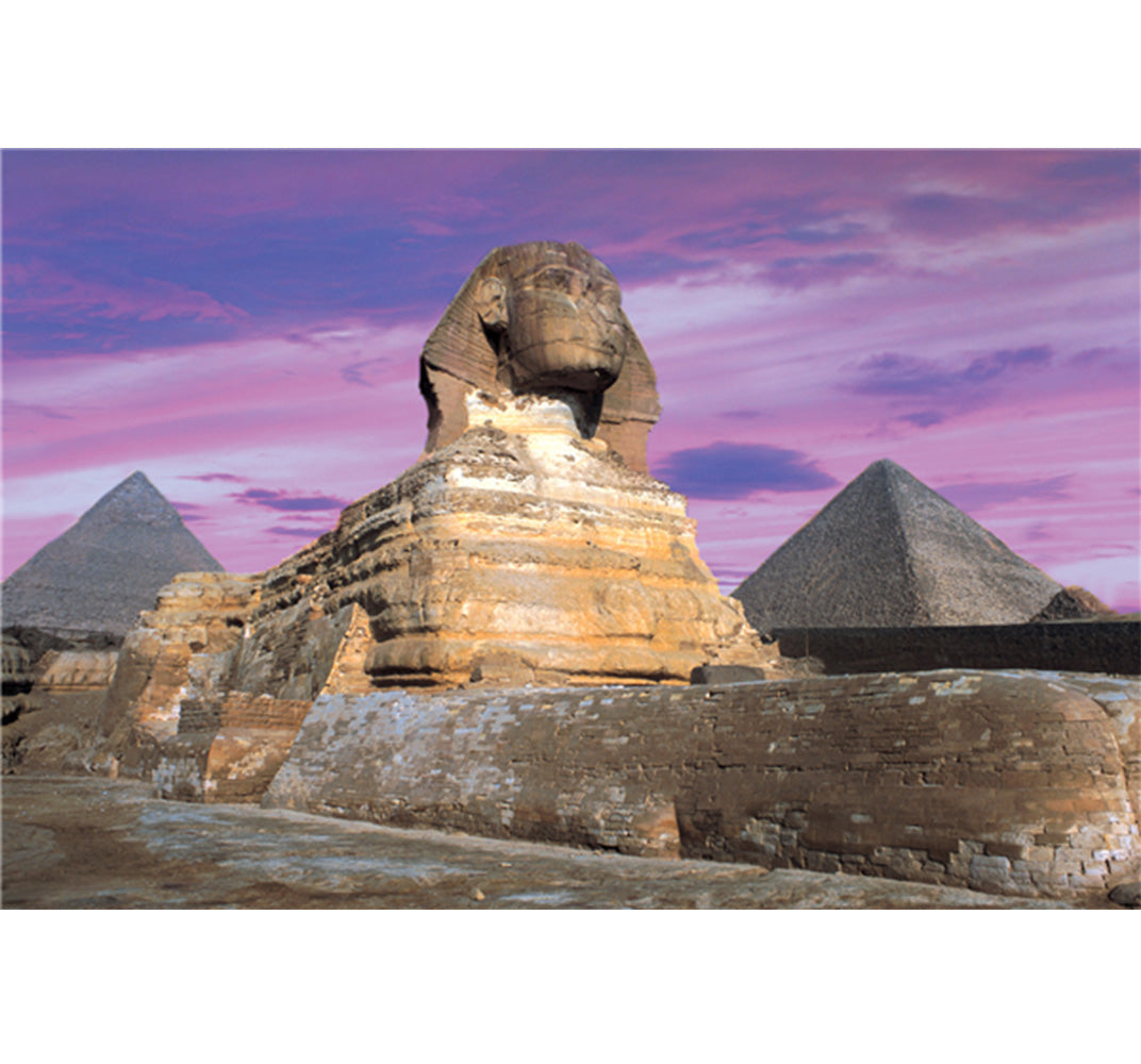 Statue of Sphinx is Wooden 1000 Piece Jigsaw Puzzle Toy For Adults and Kids