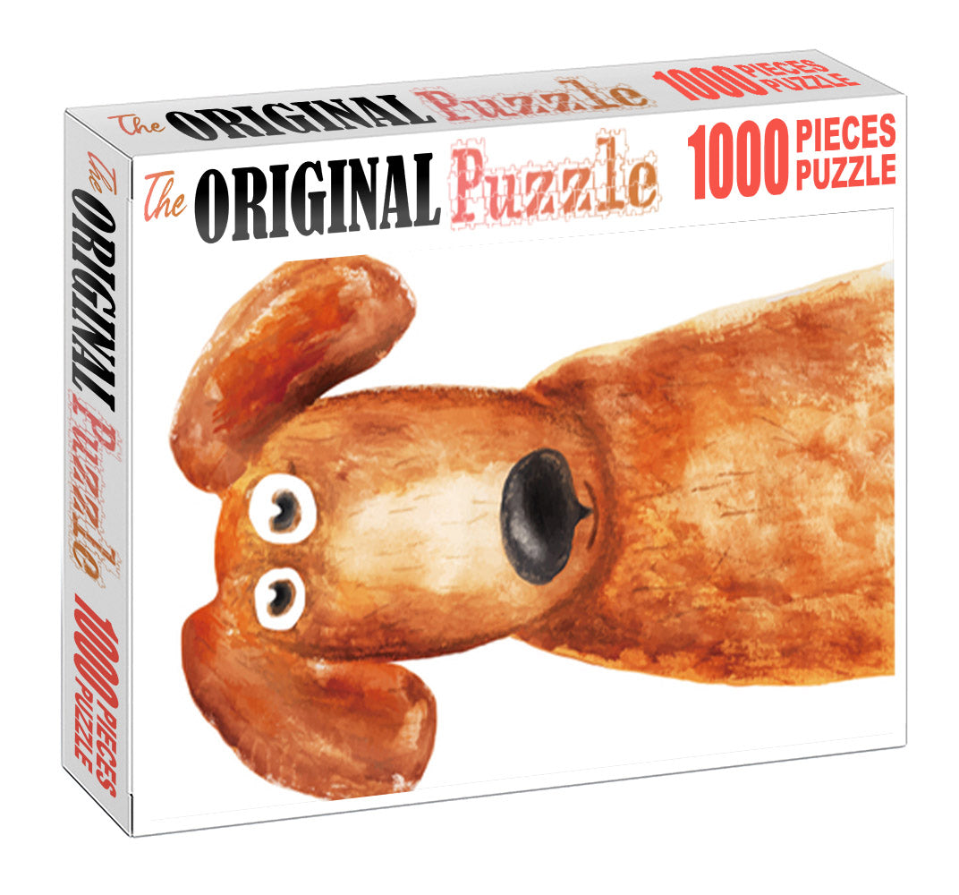 Furry Dog is Wooden 1000 Piece Jigsaw Puzzle Toy For Adults and Kids
