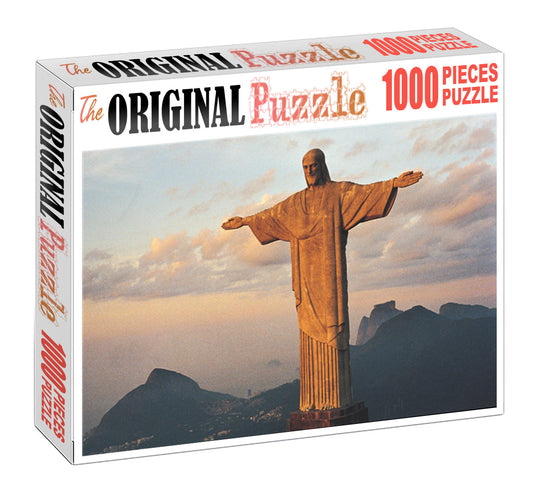 Christ the Redeemer is Wooden 1000 Piece Jigsaw Puzzle Toy For Adults and Kids