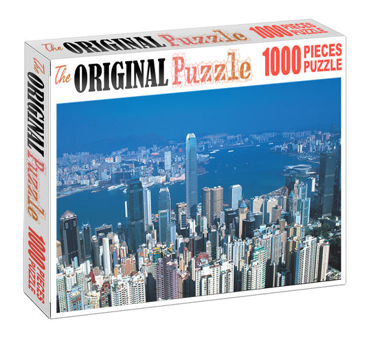 Tallest Building of Dubai is Wooden 1000 Piece Jigsaw Puzzle Toy For Adults and Kids