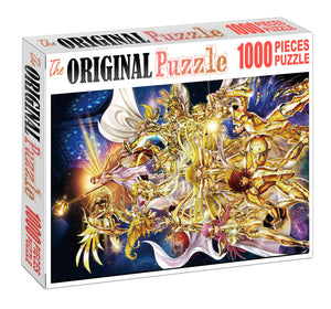 Saint Saiyan Origin is Wooden 1000 Piece Jigsaw Puzzle Toy For Adults and Kids