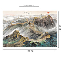 Great Wall of China Painting Wooden 1000 Piece Jigsaw Puzzle Toy For Adults and Kids