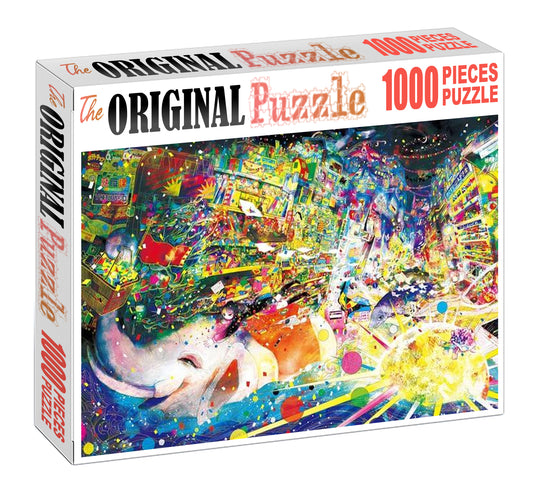 Flood of Dream Wooden 1000 Piece Jigsaw Puzzle Toy For Adults and Kids