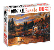 Sunset Painting is Wooden 1000 Piece Jigsaw Puzzle Toy For Adults and Kids
