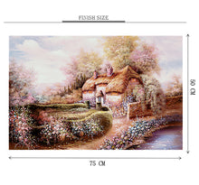 Village Hut is Wooden 1000 Piece Jigsaw Puzzle Toy For Adults and Kids