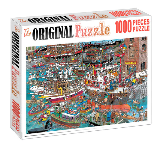 Cruise Party is Wooden 1000 Piece Jigsaw Puzzle Toy For Adults and Kids