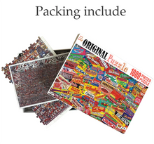Chunk Snacks Wooden 1000 Piece Jigsaw Puzzle Toy For Adults and Kids