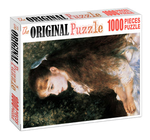 Beauty with Long Hair is Wooden 1000 Piece Jigsaw Puzzle Toy For Adults and Kids