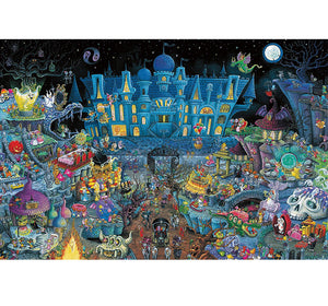 Monster City is Wooden 1000 Piece Jigsaw Puzzle Toy For Adults and Kids