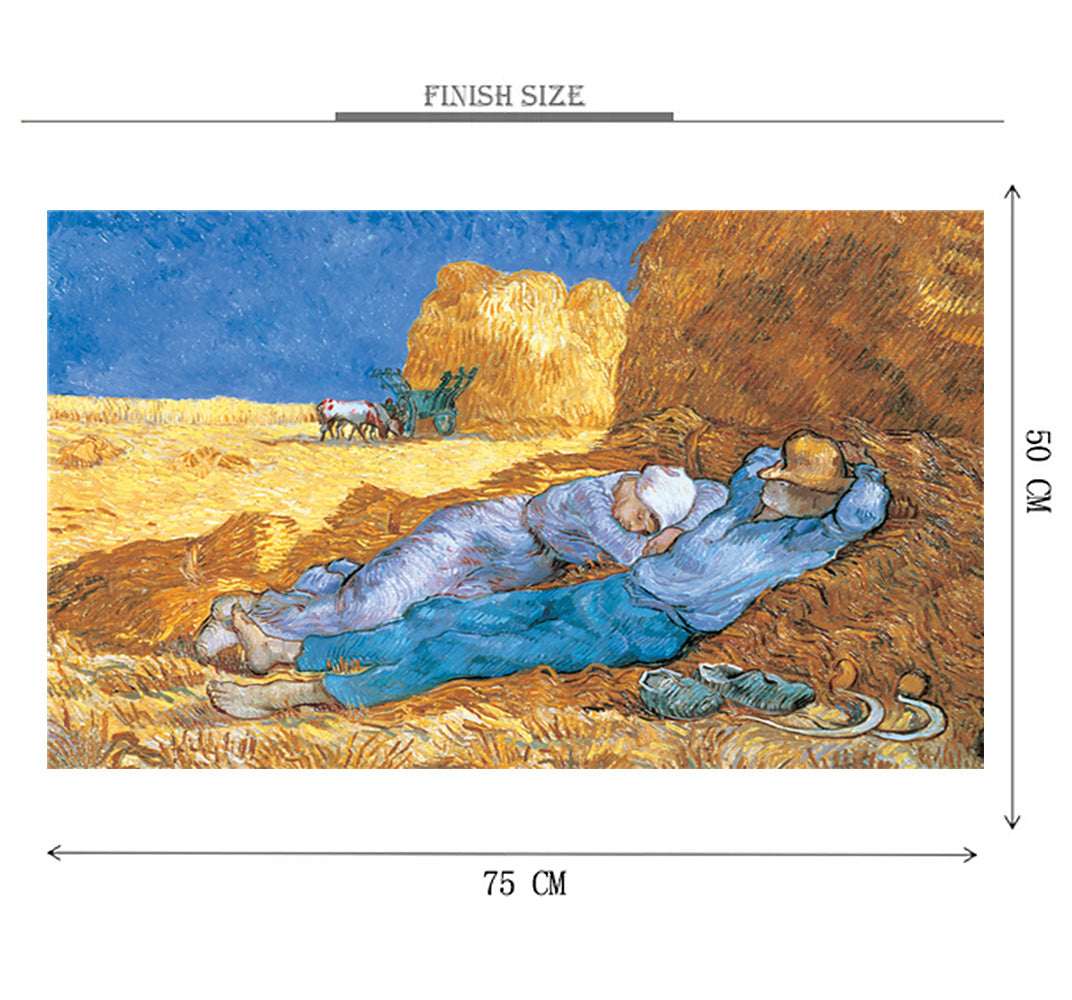 Worker Resting is Wooden 1000 Piece Jigsaw Puzzle Toy For Adults and Kids