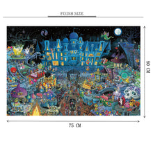 Monster City is Wooden 1000 Piece Jigsaw Puzzle Toy For Adults and Kids