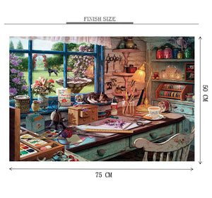 Untidy Room is Wooden 1000 Piece Jigsaw Puzzle Toy For Adults and Kids