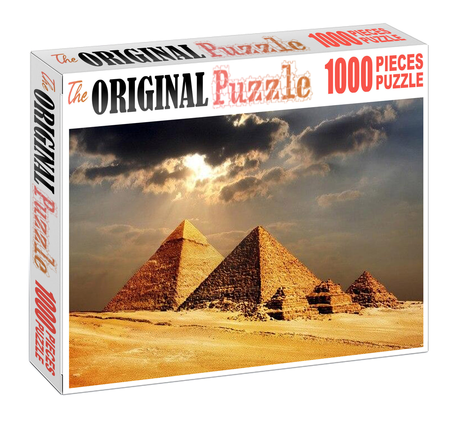 Pyramids Wooden 1000 Piece Jigsaw Puzzle Toy For Adults and Kids