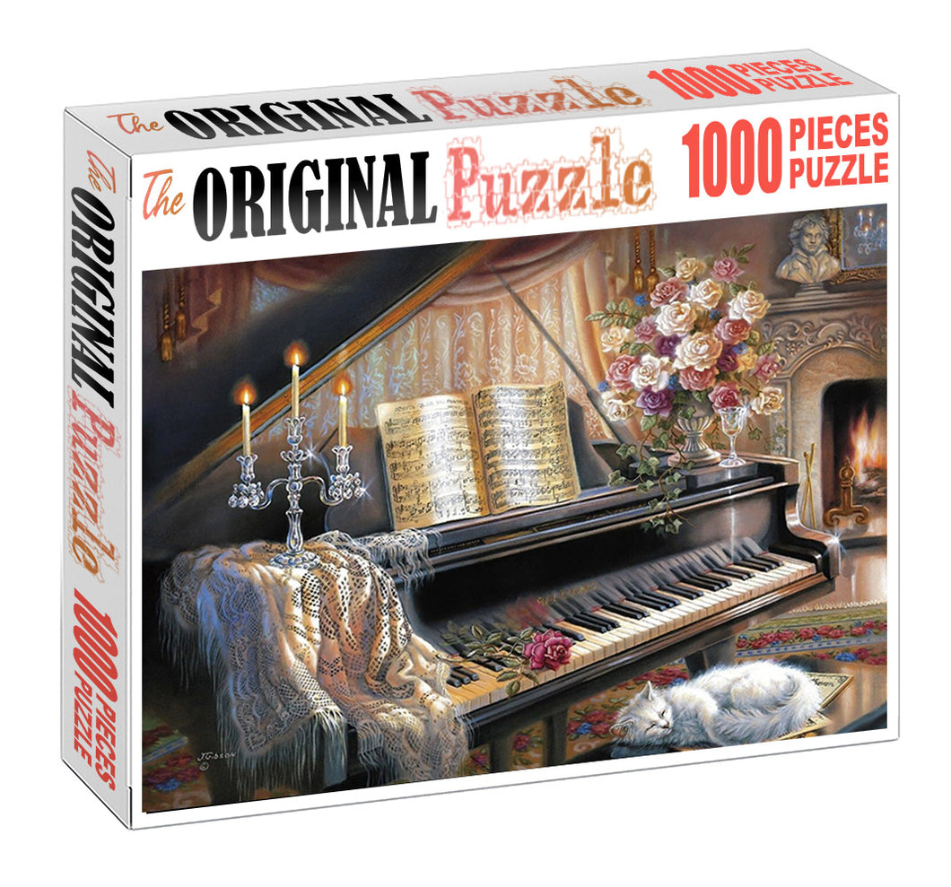 Uncovered Piano is Wooden 1000 Piece Jigsaw Puzzle Toy For Adults and Kids
