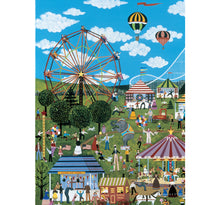 Fair Scene illustrations is Wooden 1000 Piece Jigsaw Puzzle Toy For Adults and Kids