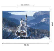 White Castle is Wooden 1000 Piece Jigsaw Puzzle Toy For Adults and Kids