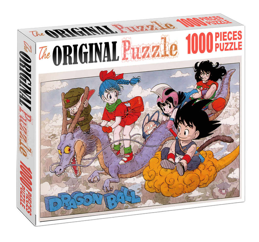 Purple Dragon Ball is Wooden 1000 Piece Jigsaw Puzzle Toy For Adults and Kids