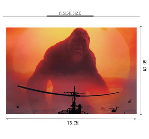 King Kong of the World Wooden 1000 Piece Jigsaw Puzzle Toy For Adults and Kids