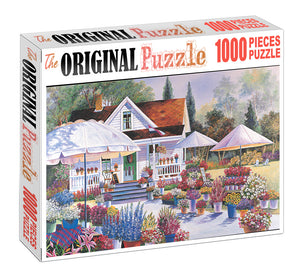 Evergarden House is Wooden 1000 Piece Jigsaw Puzzle Toy For Adults and Kids