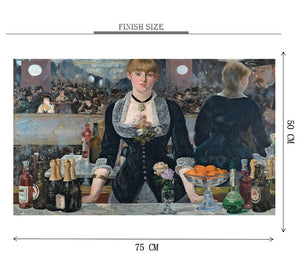 Bartender is Wooden 1000 Piece Jigsaw Puzzle Toy For Adults and Kids