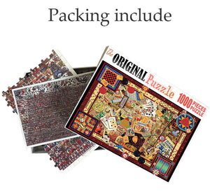Cards Monoply Board is Wooden 1000 Piece Jigsaw Puzzle Toy For Adults and Kids