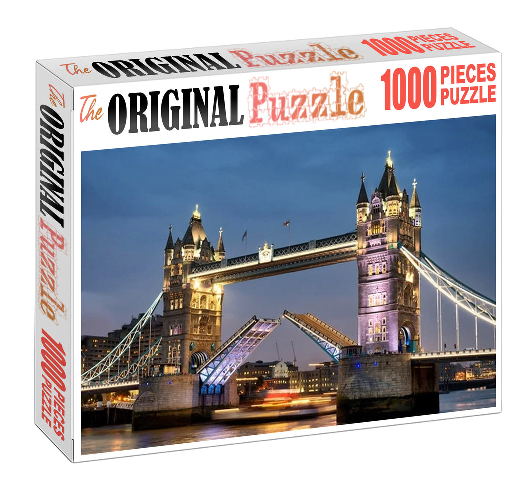 London Bridge Photography Wooden 1000 Piece Jigsaw Puzzle Toy For Adults and Kids