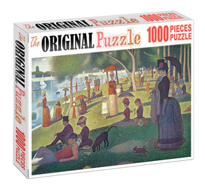 Evening Park Visit is Wooden 1000 Piece Jigsaw Puzzle Toy For Adults and Kids