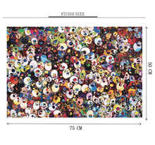 Candy Skull Art is Wooden 1000 Piece Jigsaw Puzzle Toy For Adults and Kids