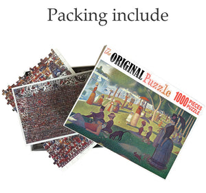 Evening Park Visit is Wooden 1000 Piece Jigsaw Puzzle Toy For Adults and Kids