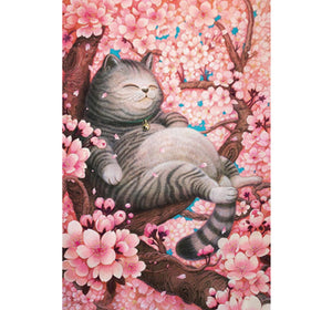 Fat Cat on the Tree is Wooden 1000 Piece Jigsaw Puzzle Toy For Adults and Kids