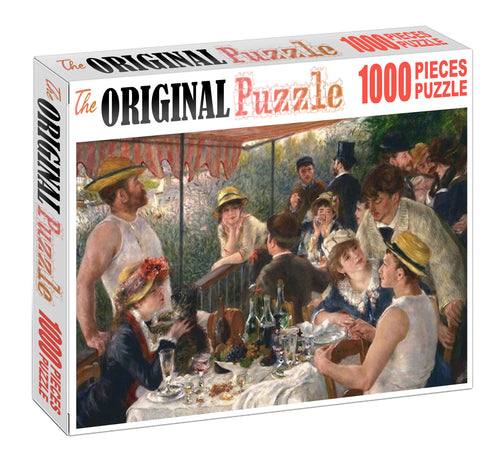 Lunch Party Wooden 1000 Piece Jigsaw Puzzle Toy For Adults and Kids