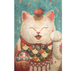 Fortune Cat is Wooden 1000 Piece Jigsaw Puzzle Toy For Adults and Kids