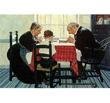 Prayer at Dinner Table is Wooden 1000 Piece Jigsaw Puzzle Toy For Adults and Kids