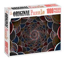 Loop Hole Pattern Wooden 1000 Piece Jigsaw Puzzle Toy For Adults and Kids