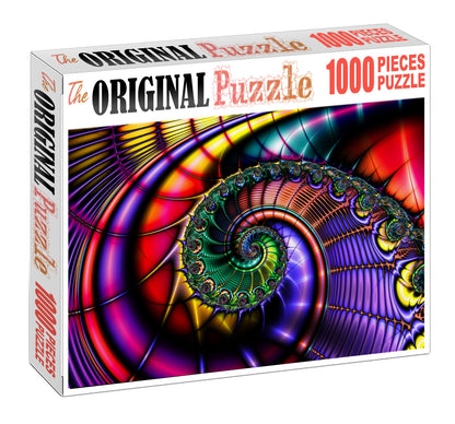 Spiral Art is Wooden 1000 Piece Jigsaw Puzzle Toy For Adults and Kids