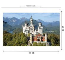 Castle in the Forest is Wooden 1000 Piece Jigsaw Puzzle Toy For Adults and Kids