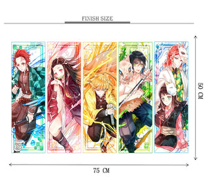 Demons Slayers is Wooden 1000 Piece Jigsaw Puzzle Toy For Adults and Kids