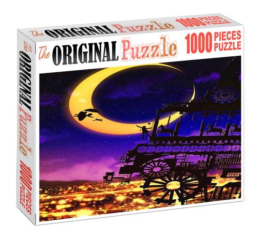 Love to the Moon Wooden 1000 Piece Jigsaw Puzzle Toy For Adults and Kids