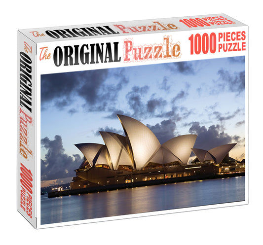 Sidney Opera House is Wooden 1000 Piece Jigsaw Puzzle Toy For Adults and Kids