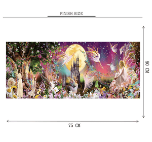 Fairy World is Wooden 1000 Piece Jigsaw Puzzle Toy For Adults and Kids