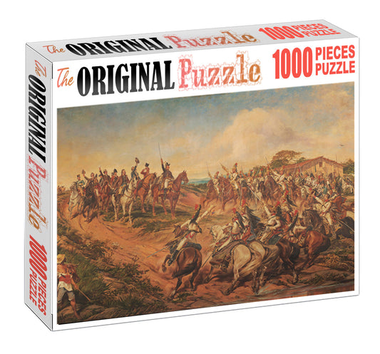 March for Fight Wooden 1000 Piece Jigsaw Puzzle Toy For Adults and Kids