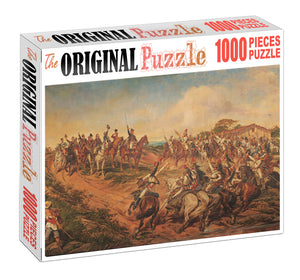 March for Fight Wooden 1000 Piece Jigsaw Puzzle Toy For Adults and Kids