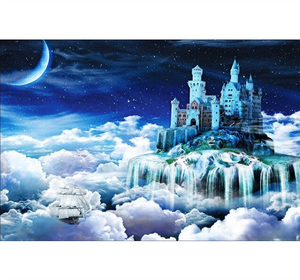 Moon Castle Wooden 1000 Piece Jigsaw Puzzle Toy For Adults and Kids