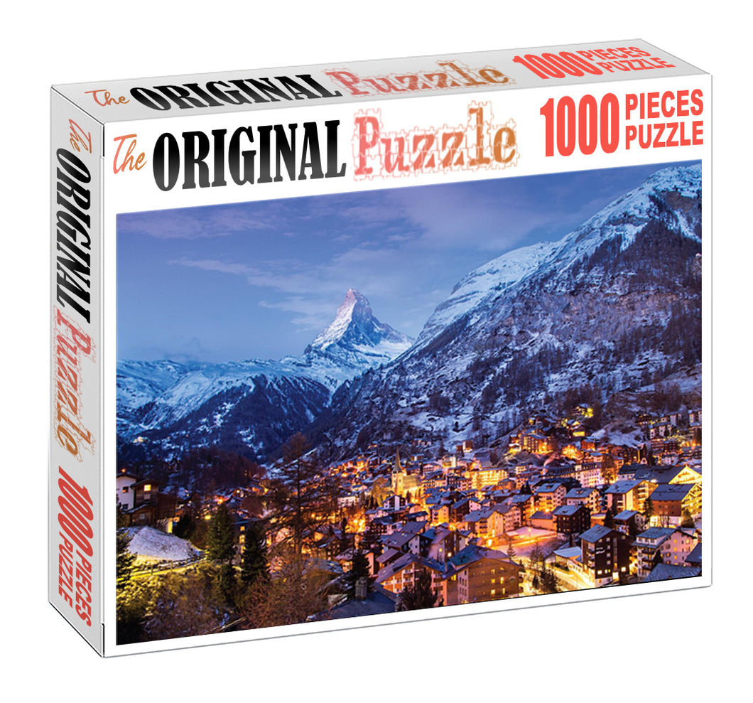 Himalayan View Point Wooden 1000 Piece Jigsaw Puzzle Toy For Adults and Kids