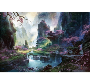 Beautiful Scenery Wooden 1000 Piece Jigsaw Puzzle Toy For Adults and Kids