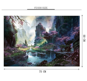 Beautiful Scenery Wooden 1000 Piece Jigsaw Puzzle Toy For Adults and Kids