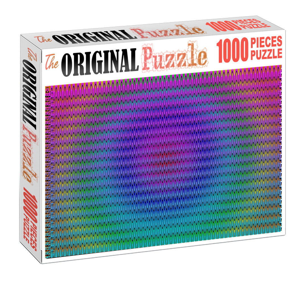 Spiral Gradiant Art Wooden 1000 Piece Jigsaw Puzzle Toy For Adults and Kids